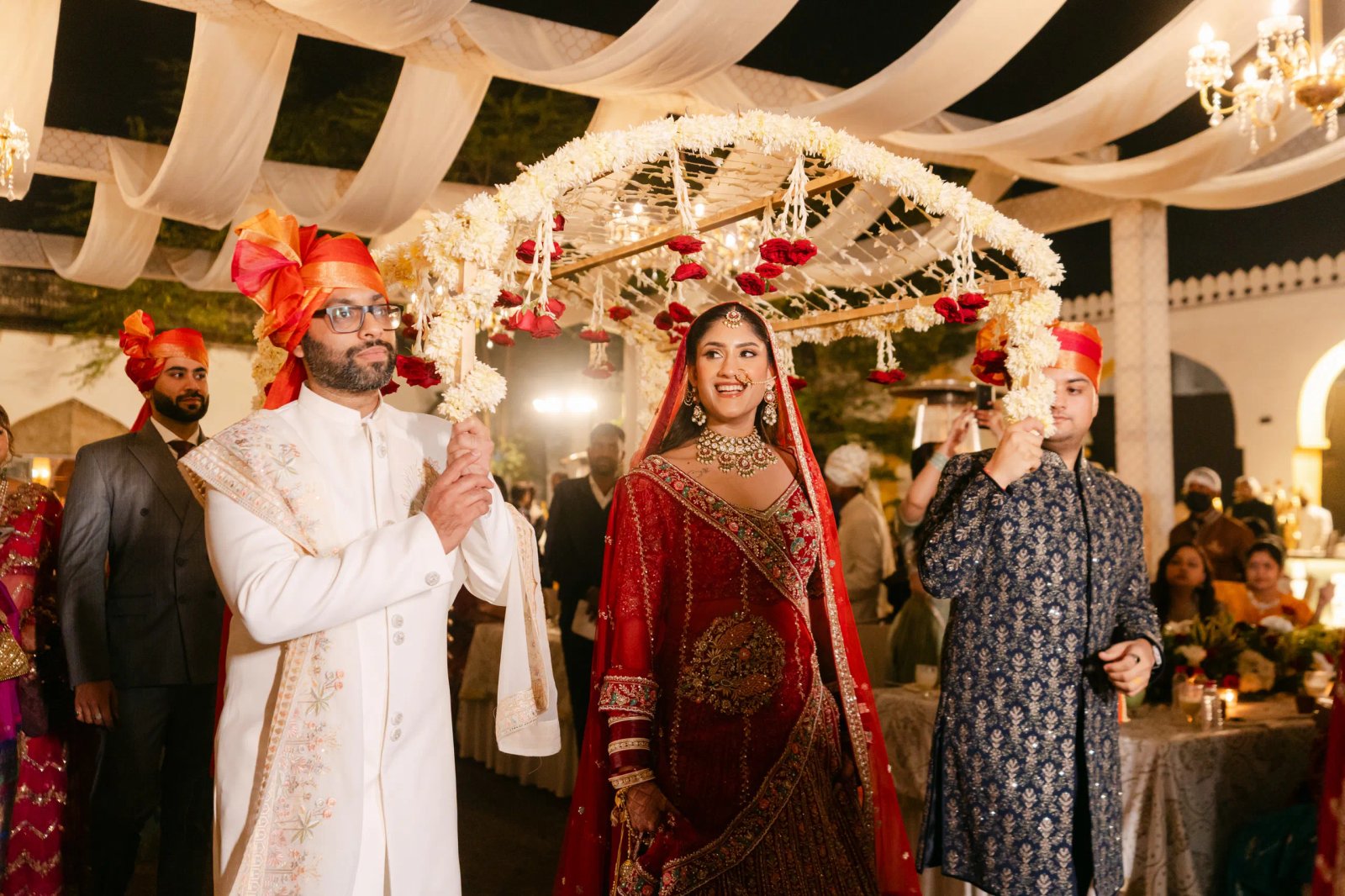 Cultural evening under palace arches