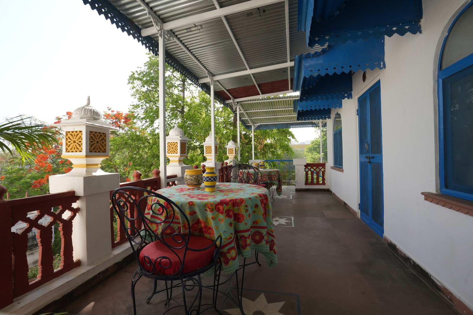 Rajasthani cuisine at Diggi Palace, Jaipur
